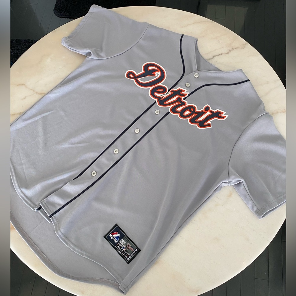 Majestic 1990s MLB Detroit Tigers Jersey